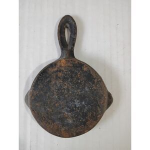 John Wright Miniature Cast Iron Skillet Amish Girl Walking